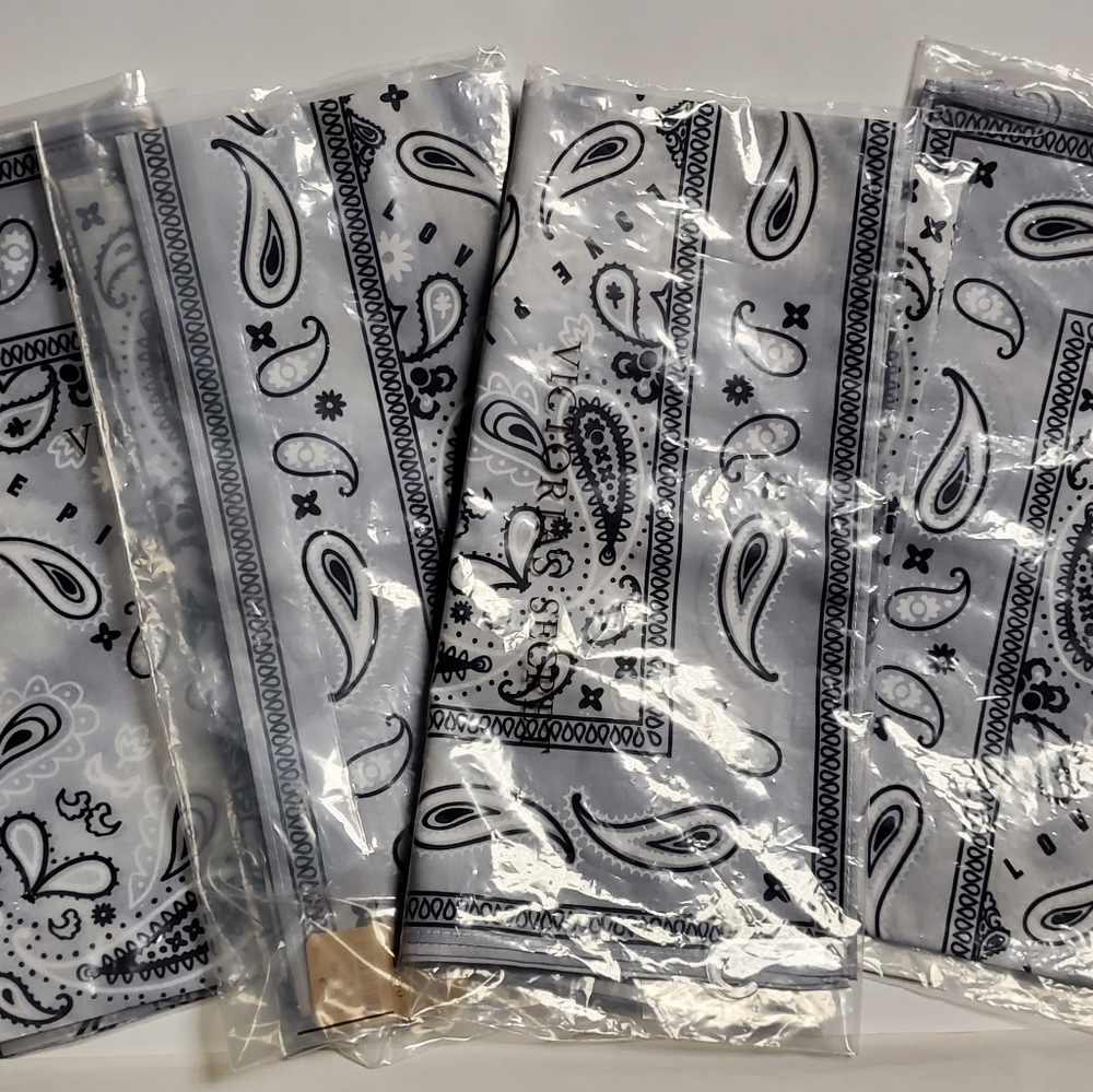 GRAY BANDANA - Picture 2 of 2